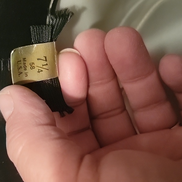 Bailey Tucson  Mens Black  Wool Cowboy hat satin lined size  7  1/4 - Picture 5 of 5